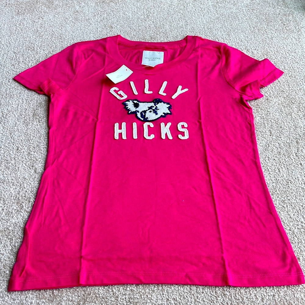 Brand new pink Gilly Hicks Tee